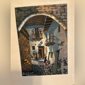 Original Paintings E. Diaz Aguirre Signed